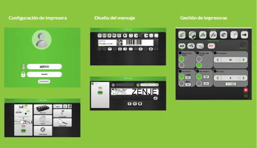 Pantallas software Zenline